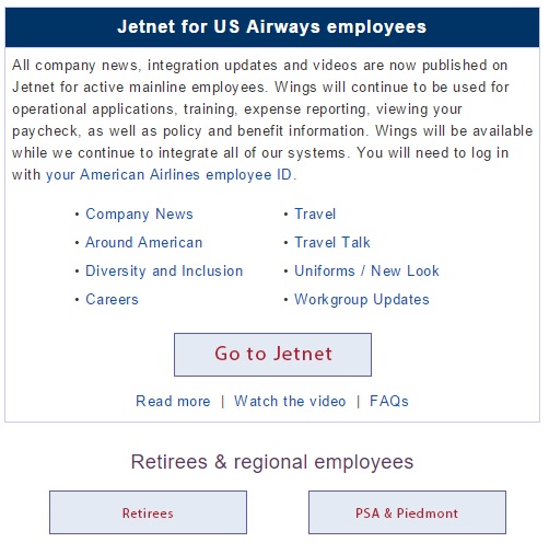 Wings US Airways Employee Login Guide at Login OZ