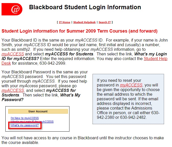 Your COD Blackboard can be easily recovered.