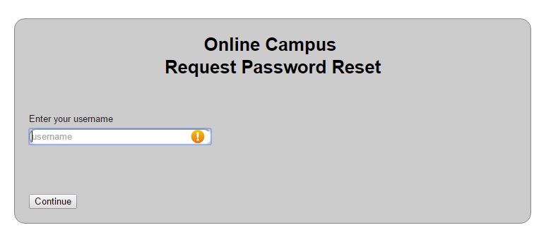 If you forgot your OnlineCCI password, you can easily recover it.