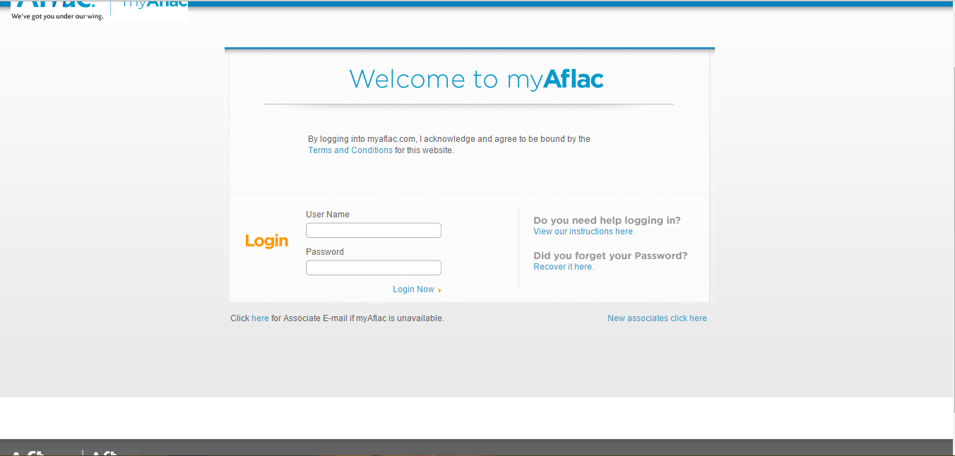 Aflac Agent Login Page my.aflac.com