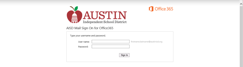 Austin ISD Webmail Login Guide Page
