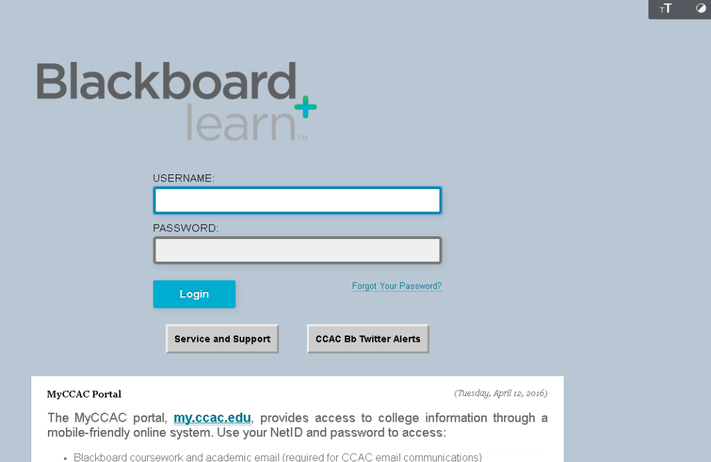 step by step login guide ccac blackboard login guide