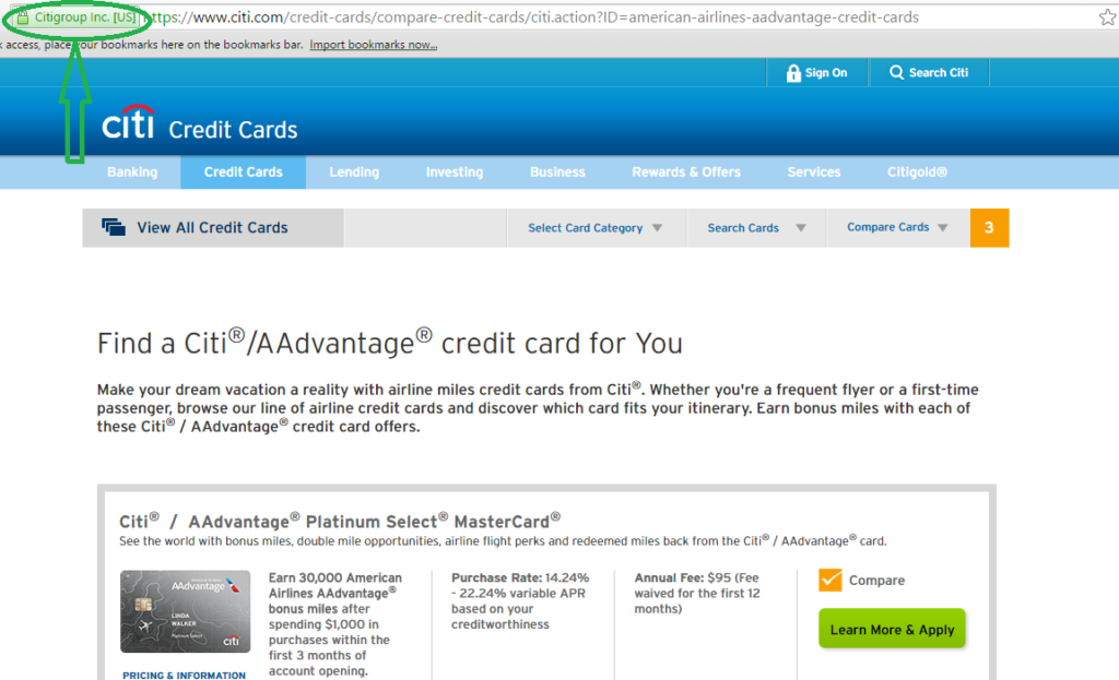 AAdvantage credit card login