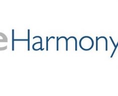 eHarmony login company logo.