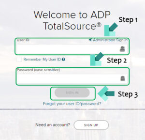 online adp teampay login
