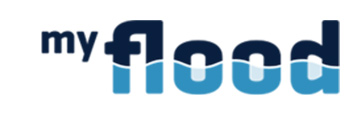 the logo of myflood website