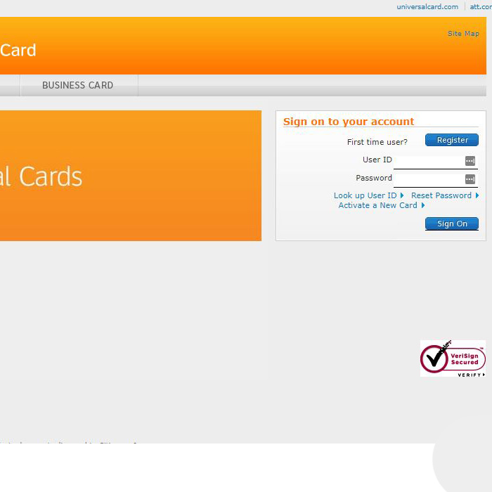 ATT Universal Credit Card Login at Login OZ